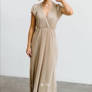 Baltic born Athena dress in gold